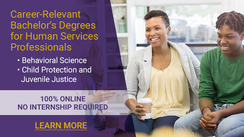 Bachelor's degrees for Human Services professionals